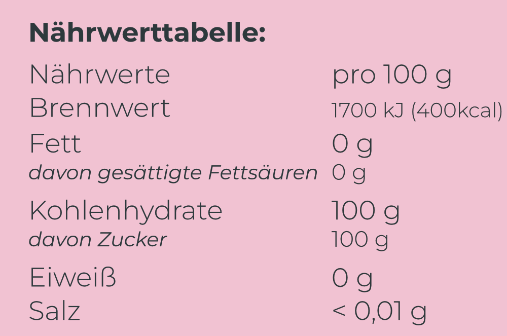 Inselsand Vanille Sahne Zucker
